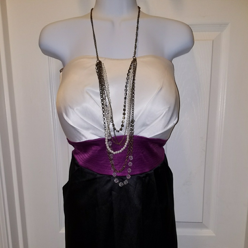 Formal Silk strapless Dress